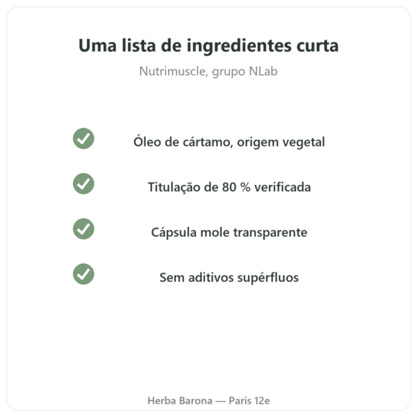 CLA 120 cápsulas – Nutrimuscle qualidade Paris Herba Barona