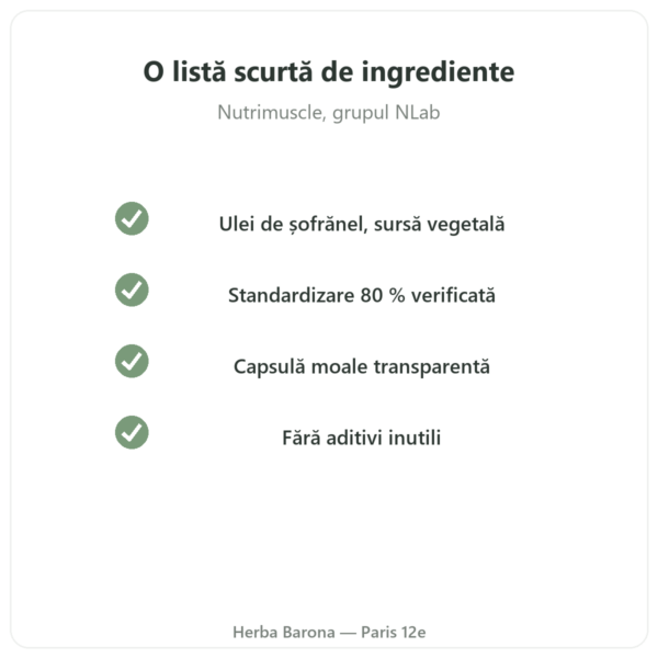CLA 120 capsule – Nutrimuscle calitate Paris Herba Barona