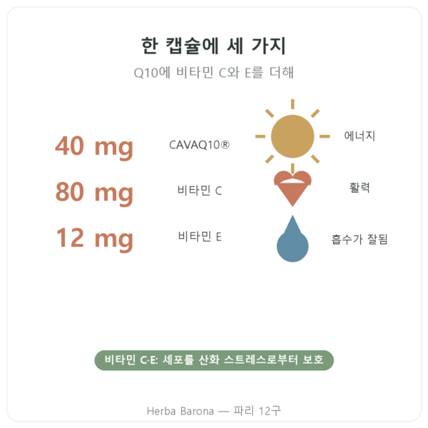 Novoma 코엔자임 Q10 장점과 데이터 Paris Herba Barona