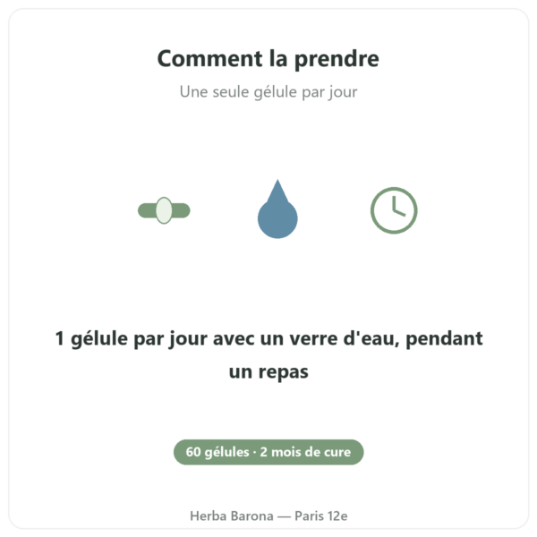 Coenzyme Q10 Novoma 60 gélules mode d'emploi Paris Herba Barona