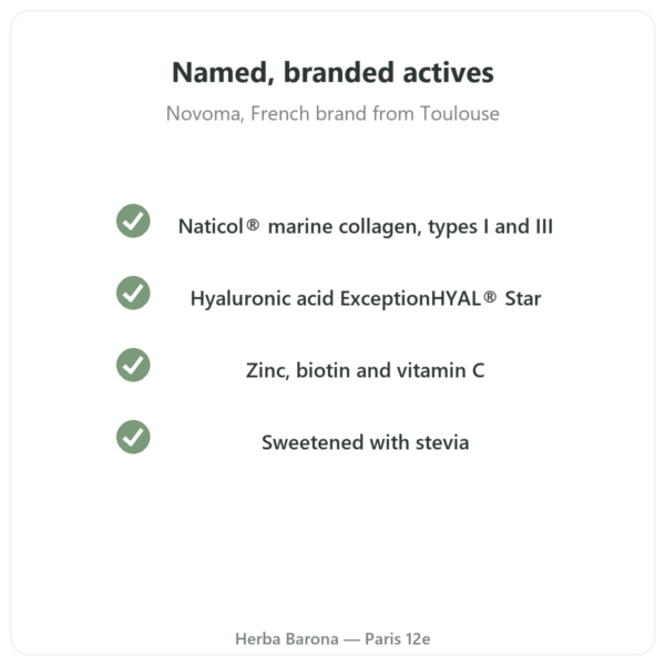 Collagène beauté Novoma quality Paris Herba Barona