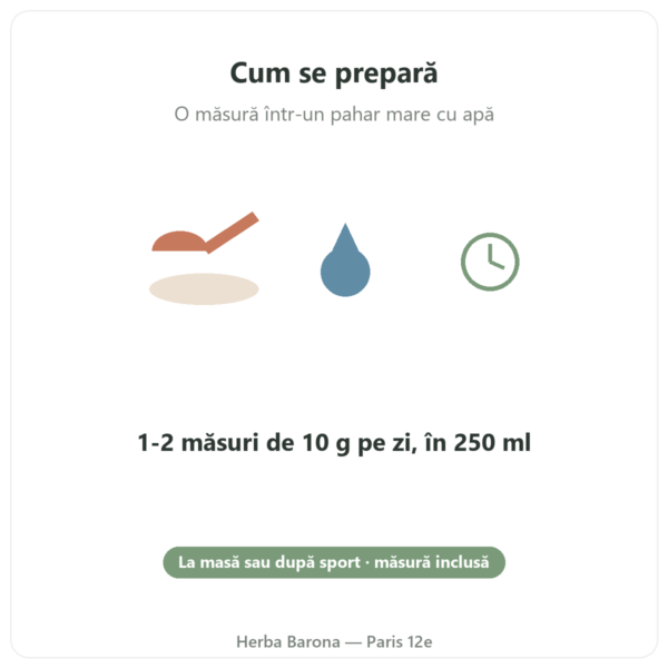 Colagen marin cu aromă exotică Nutripure 310 g preparare Paris Herba Barona