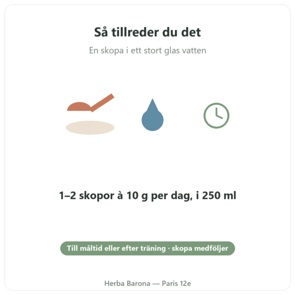 Marint kollagen exotisk smak Nutripure 310 g tillredning Paris Herba Barona