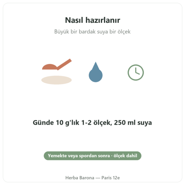 Egzotik Meyve Aromalı Deniz Kolajeni Nutripure 310 g hazırlama Paris Herba Barona