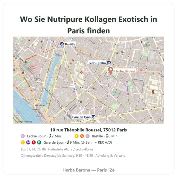 Wo finden Meereskollagen Exotisch Nutripure 310 g - Herba Barona Paris