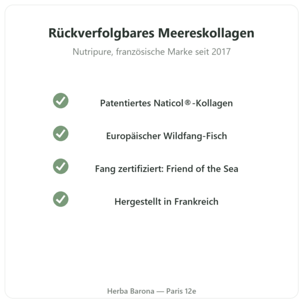 Meereskollagen Exotisch Nutripure 310 g Qualität Paris Herba Barona