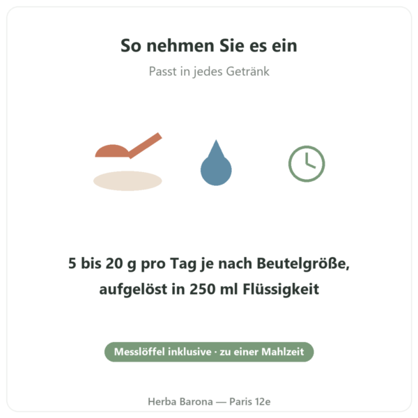Nutripure Naticol Meereskollagen, geschmacksneutral Anwendung Paris Herba Barona