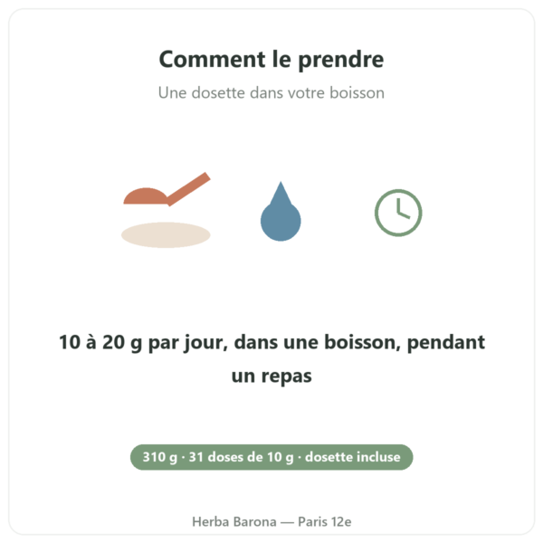 Collagène peptide Peptan Nutripure neutre 310 g mode d'emploi Paris Herba Barona