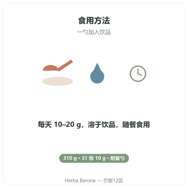 Nutripure Peptan® 胶原蛋白肽 原味 310 g 使用方法 Paris Herba Barona