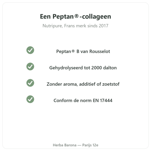 Peptan® collageenpeptiden Nutripure neutraal 310 g kwaliteit Paris Herba Barona
