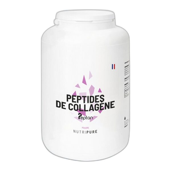 Collagène peptide Peptan Nutripure bovin 10 g par dose pot 1,2 kg neutre Paris Herba Barona