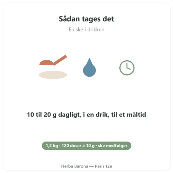 Peptan® kollagenpeptider Nutripure neutral bøtte 1,2 kg anvendelse Paris Herba Barona