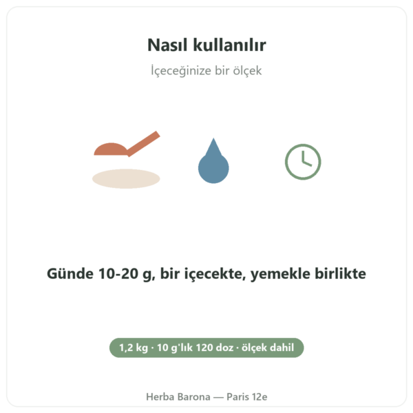 Peptan® Kolajen Peptitleri Nutripure nötr 1,2 kg kavanoz kullanım şekli Paris Herba Barona
