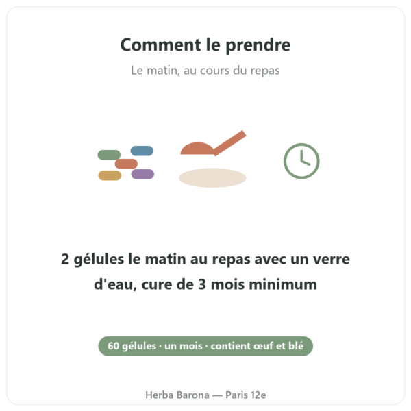 Collagène+ 60 gélules SIHO mode d'emploi Paris Herba Barona