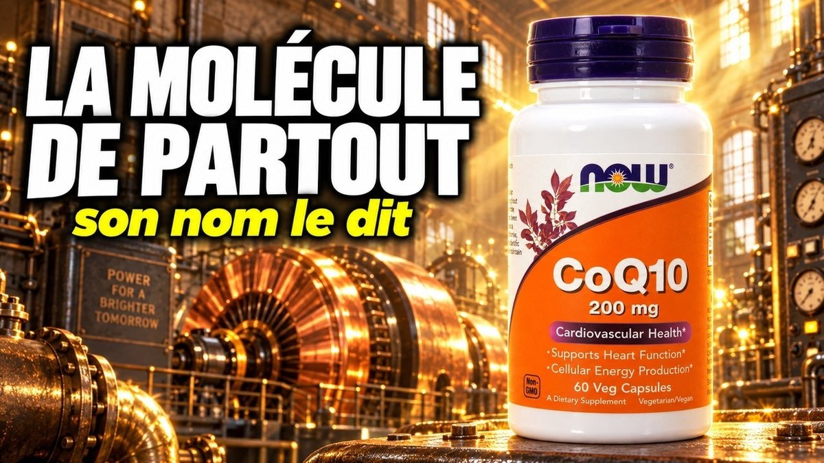 Vidéo CoQ10 200mg Now Foods Paris Herba Barona