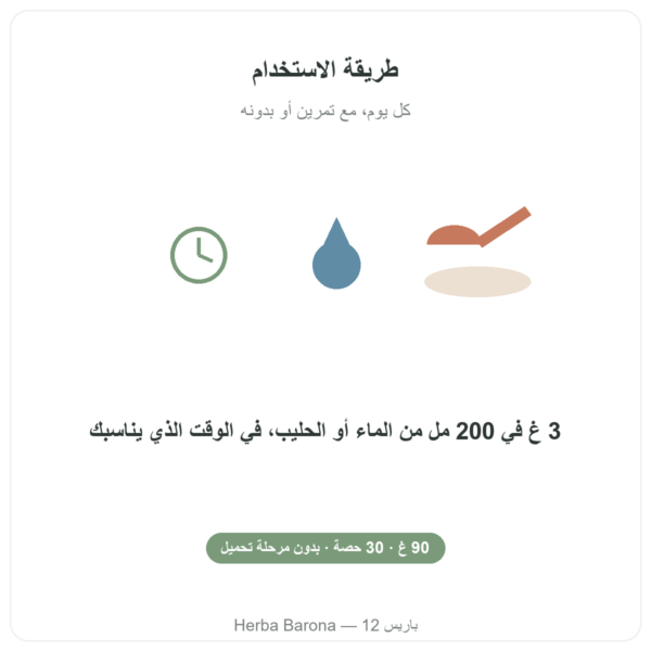 كرياتين مُيكرن Opticreatine بوزن 90 غ – Nutrimuscle طريقة الاستخدام Paris Herba Barona
