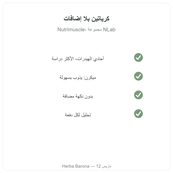 كرياتين مُيكرن Opticreatine بوزن 90 غ – Nutrimuscle الجودة Paris Herba Barona