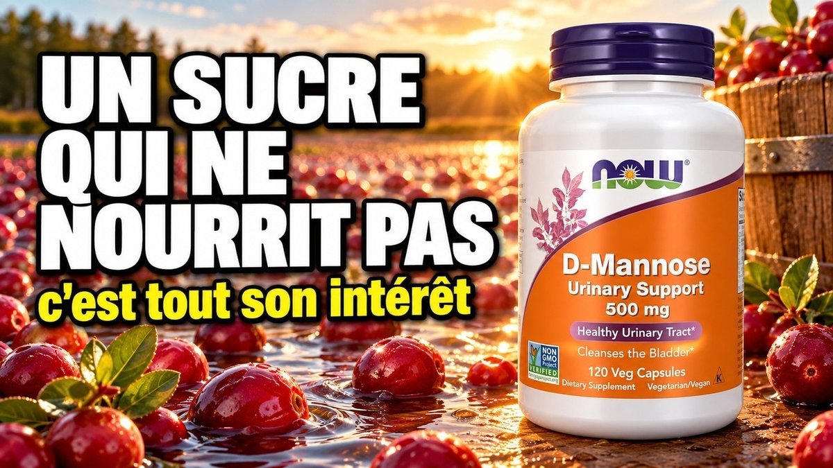 Vidéo D-Mannose poudre bio Now Foods D-Mannose Pure Powder Organic Paris Herba Barona