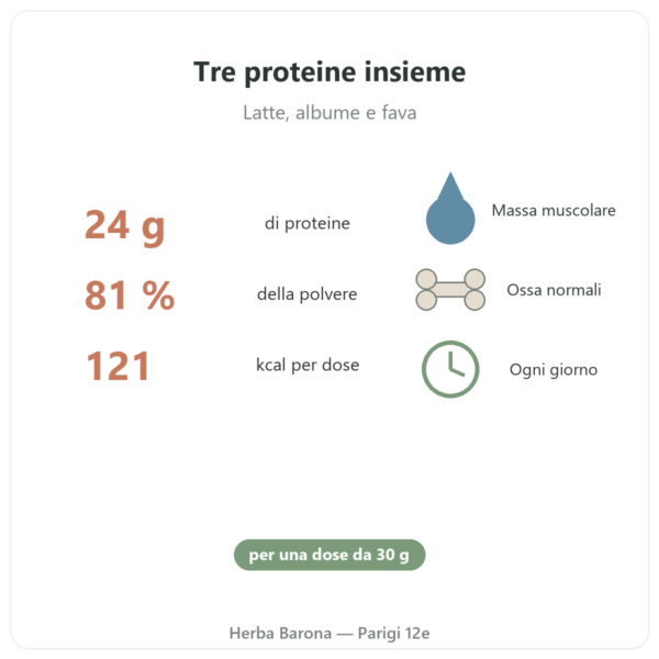 Daily Protein Nutripure Neutro 750 g benefici e dati Paris Herba Barona