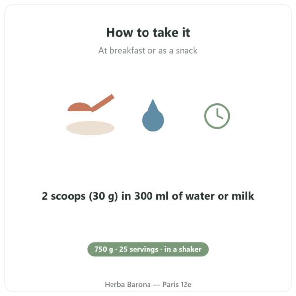 Daily Protein Nutripure Neutral 750 g how to use Paris Herba Barona