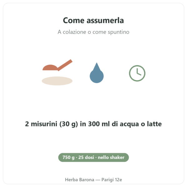 Daily Protein Nutripure Neutro 750 g modo d'uso Paris Herba Barona