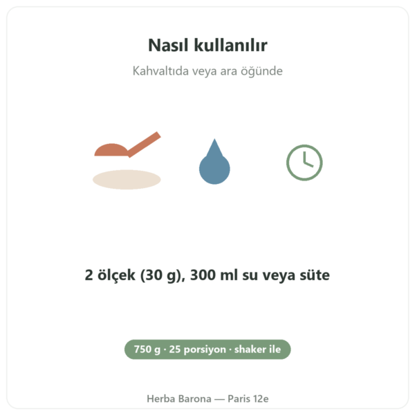 Daily Protein Nutripure Nötr 750 g kullanım Paris Herba Barona