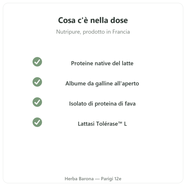 Daily Protein Nutripure Neutro 750 g qualità Paris Herba Barona