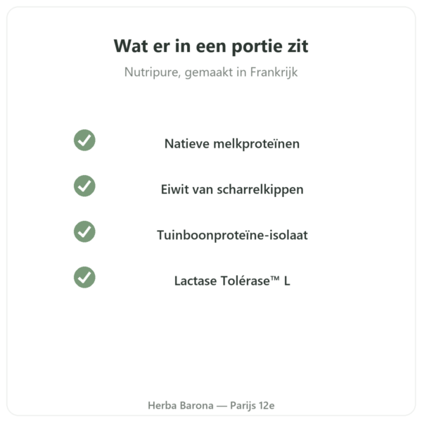 Daily Protein Nutripure Neutraal 750 g kwaliteit Paris Herba Barona