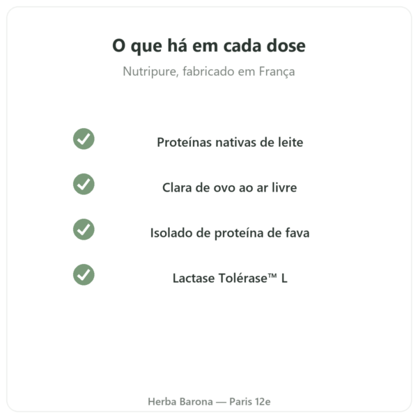 Daily Protein Nutripure Neutro 750 g qualidade Paris Herba Barona