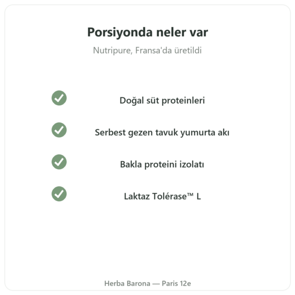 Daily Protein Nutripure Nötr 750 g kalite Paris Herba Barona