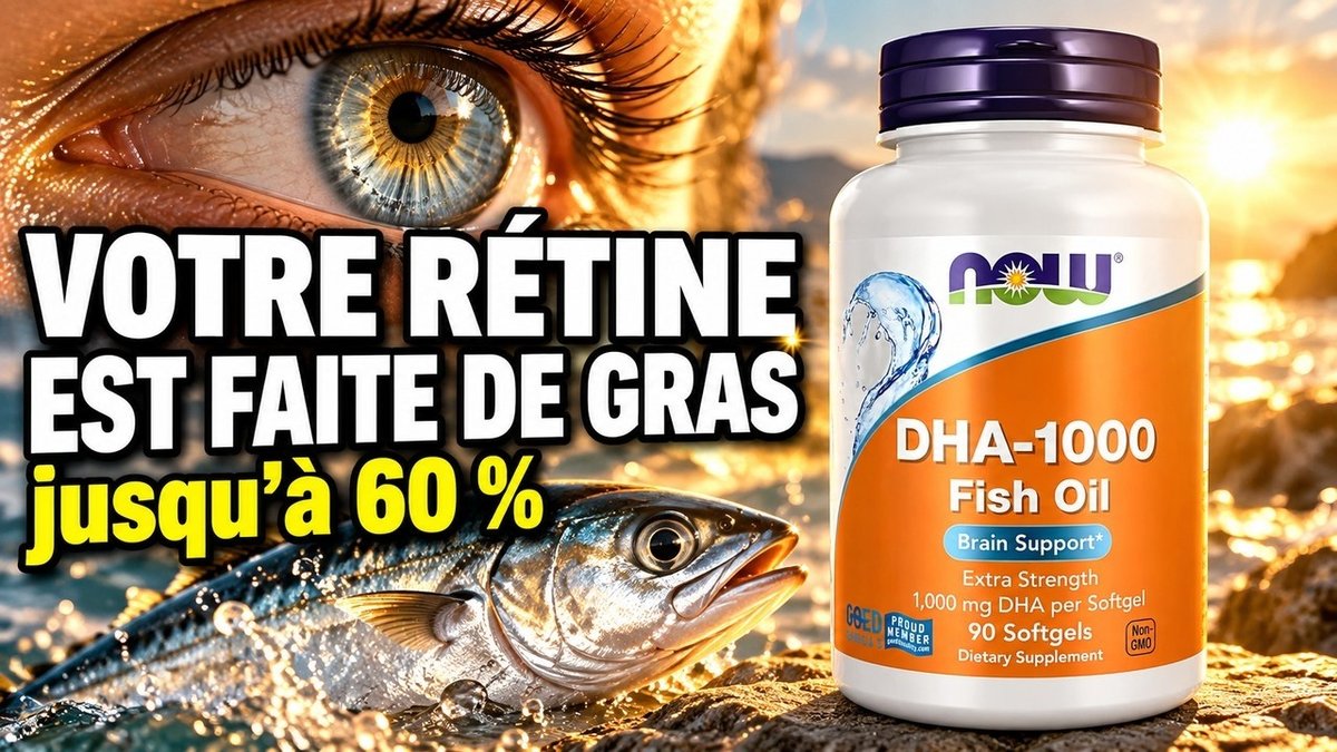 Vidéo DHA 1000 mg Now Foods Paris Herba Barona