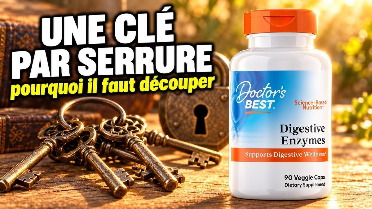 Vidéo Enzymes digestives Doctor's Best Digestive Enzymes Paris Herba Barona