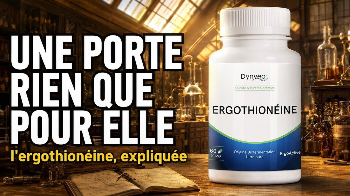 Vidéo Ergothionéine pure ErgoActive Paris Herba Barona