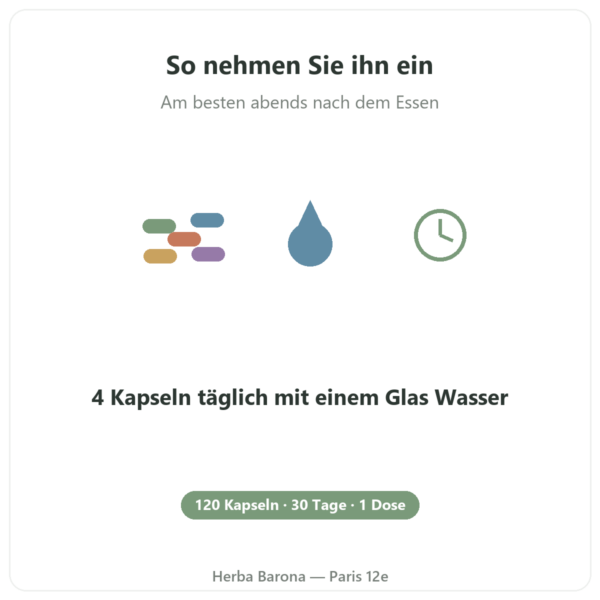 Bockshornklee Nutripure – 120 Kapseln Anwendung Paris Herba Barona
