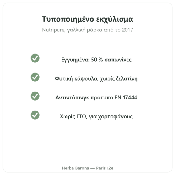 Τριγωνέλλα Nutripure – 120 κάψουλες ποιότητα Paris Herba Barona