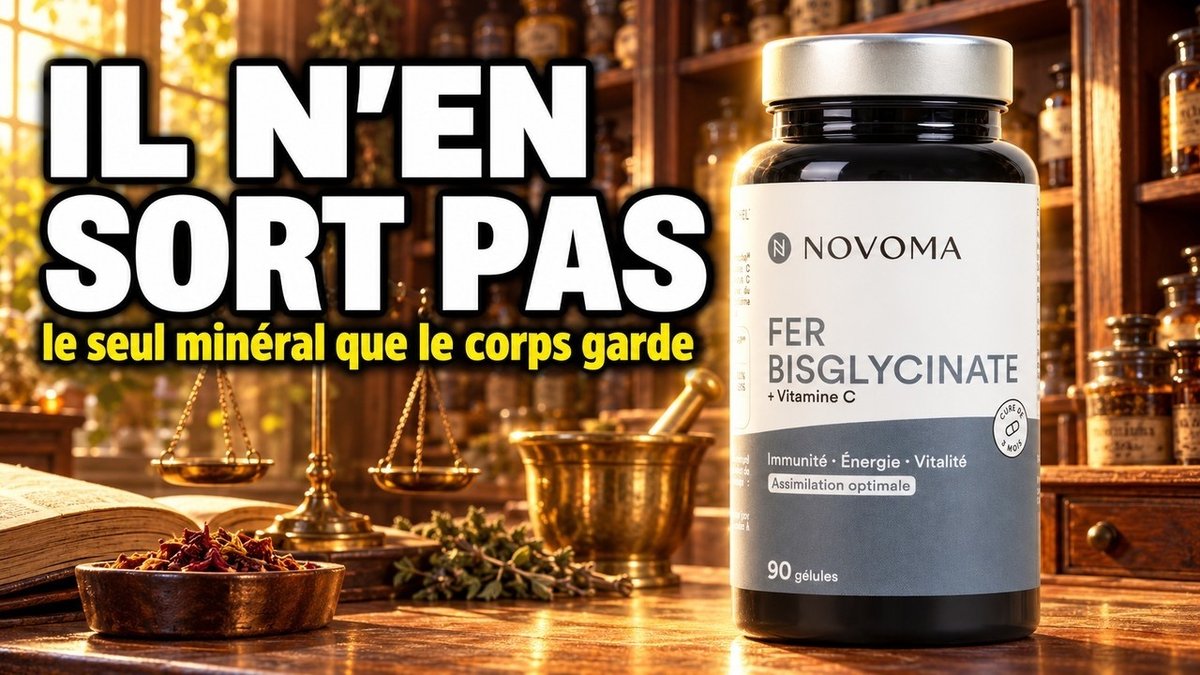 Βίντεο Δισγλυκινικός Σίδηρος – Novoma – 90 κάψουλες Παρίσι Herba Barona