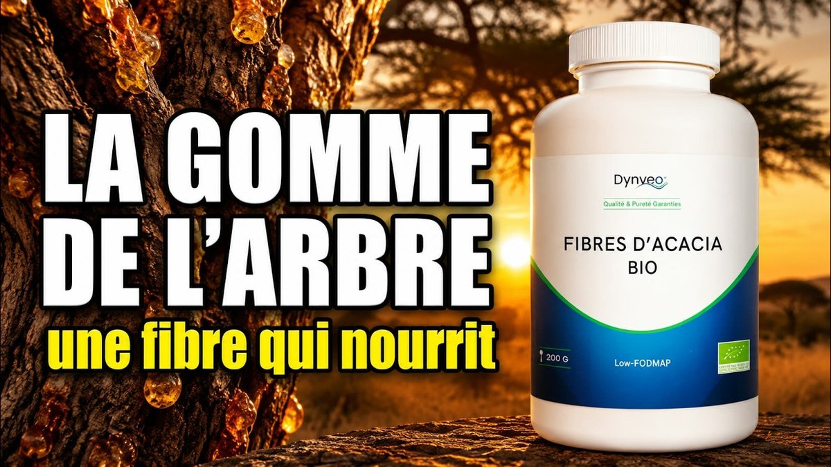 Vidéo Fibre d'acacia bio Dynveo Poudre 200 g Paris Herba Barona