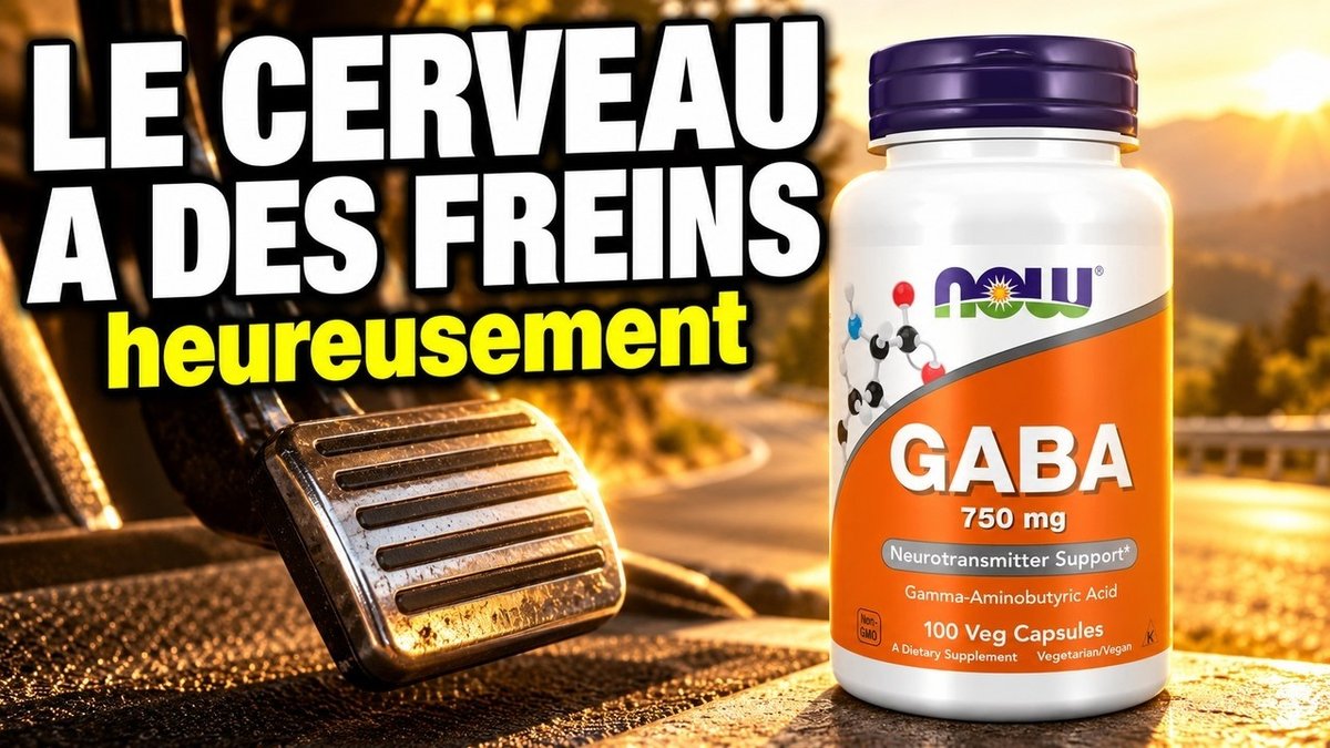 Vidéo GABA 750 mg Now Foods Paris Herba Barona