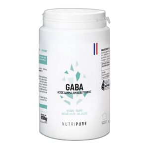 GABA Nutripure acide gamma-aminobutyrique 750 mg 180 gélules Paris Herba Barona