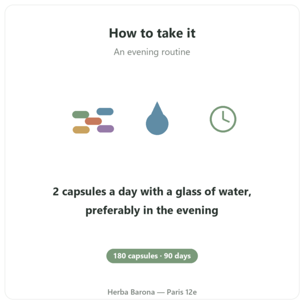 GABA Nutripure – 180 capsules how to use Paris Herba Barona
