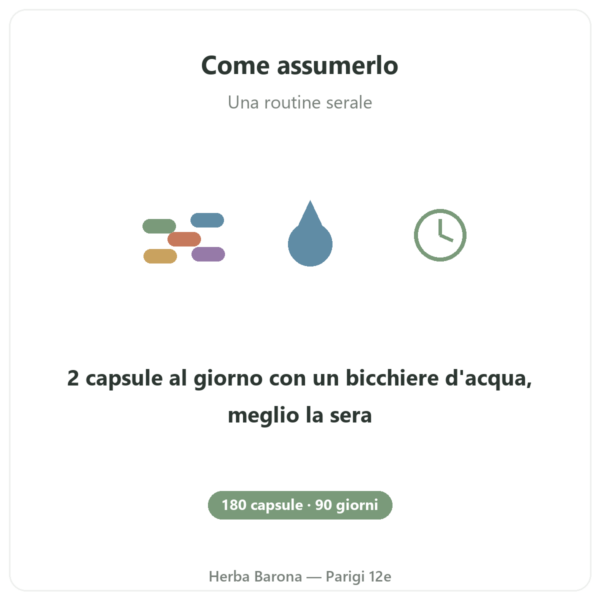 GABA Nutripure – 180 capsule modo d'uso Paris Herba Barona