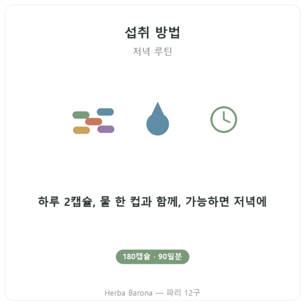 GABA Nutripure – 180캡슐 사용법 Paris Herba Barona