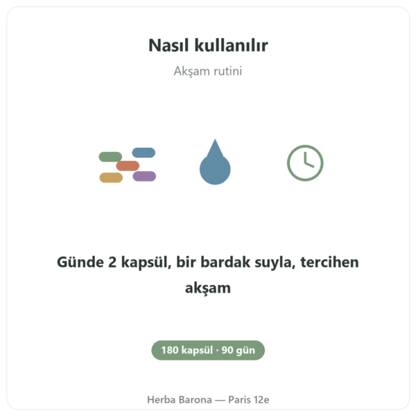 GABA Nutripure – 180 kapsül kullanım Paris Herba Barona