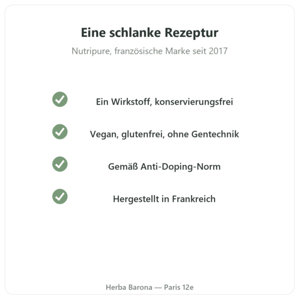 GABA Nutripure – 180 Kapseln Qualität Paris Herba Barona