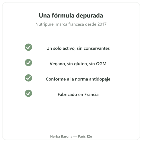 GABA Nutripure – 180 cápsulas calidad Paris Herba Barona