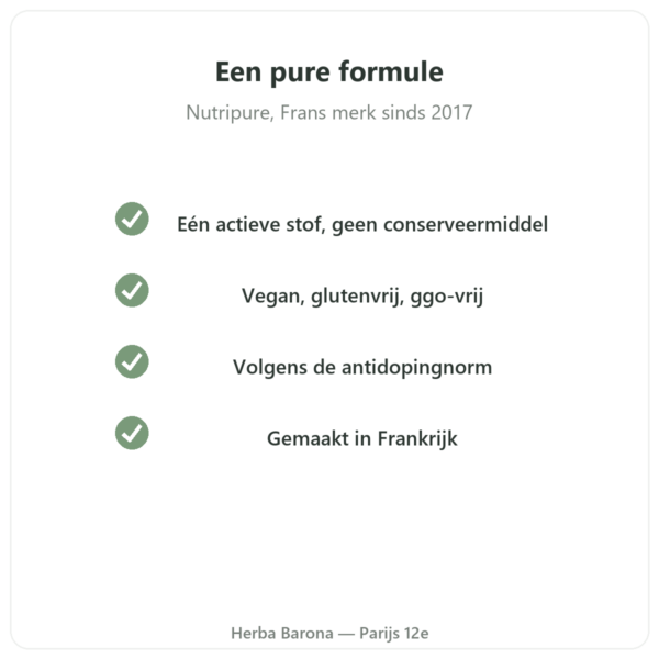 GABA Nutripure – 180 capsules kwaliteit Paris Herba Barona