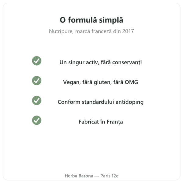 GABA Nutripure – 180 de capsule calitate Paris Herba Barona