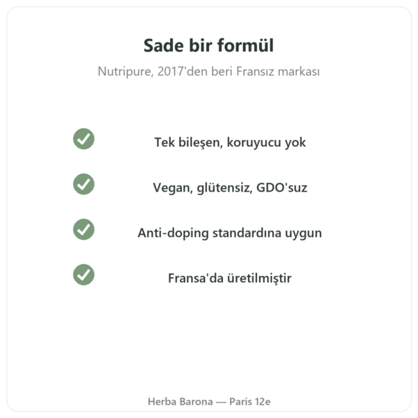 GABA Nutripure – 180 kapsül kalite Paris Herba Barona