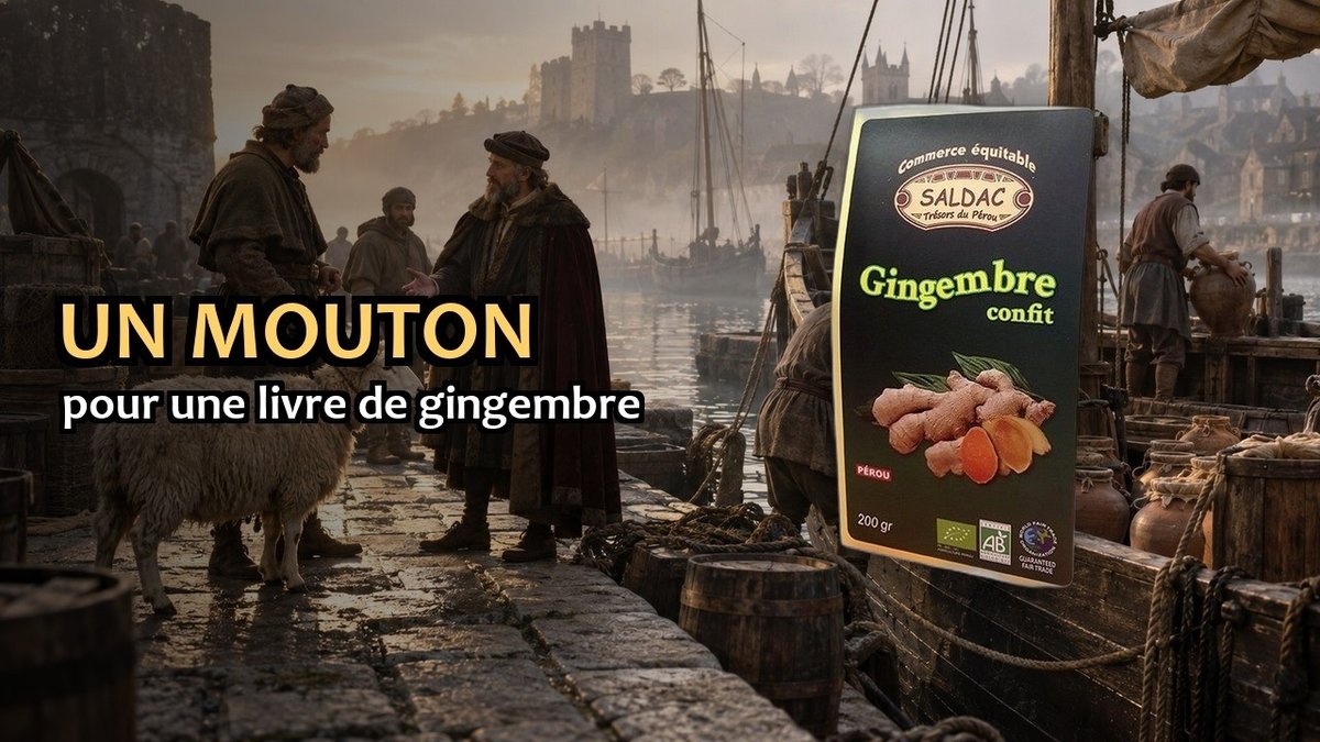 Vidéo Gingembre confit bio Saldac Gingembre confit BIO 200 g SALDAC Paris Herba Barona
