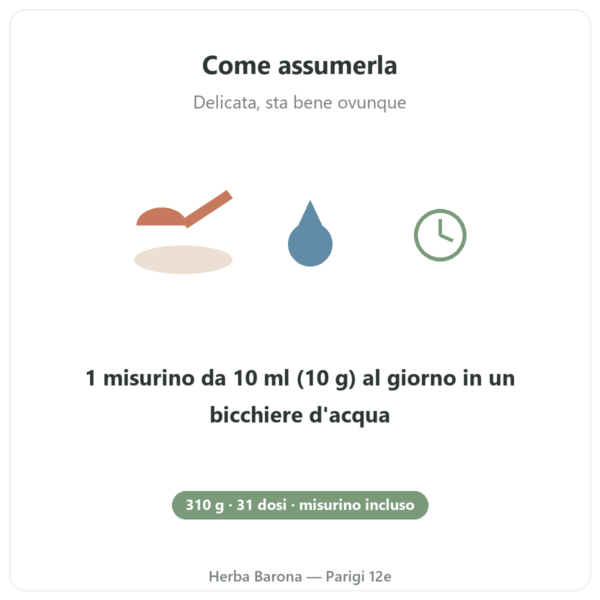 Glicina cristallizzata Nutripure 310 g modo d'uso Paris Herba Barona